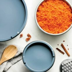 Tramontina 10 Pc Covered Stainless Steel And Silicone Mixing Bowl Set With Grating Tools - Blueberry Blue 17 Tramontina 10 Pc Covered Stainless Steel And Silicone Mixing Bowl Set With Grating Tools - Blueberry Blue -TRAMONTINA Sales 80202045IXM002G