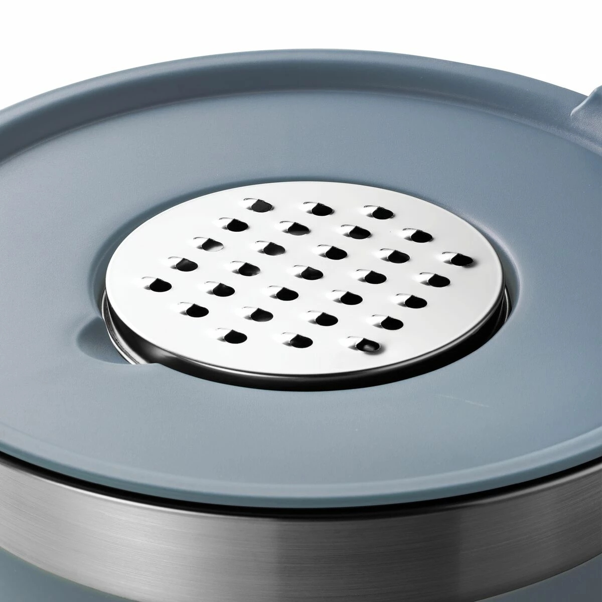 Tramontina 10 Pc Covered Stainless Steel And Silicone Mixing Bowl Set With Grating Tools - Blueberry Blue 7 Tramontina 10 Pc Covered Stainless Steel And Silicone Mixing Bowl Set With Grating Tools - Blueberry Blue - Image 5