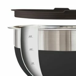 Tramontina 10 Pc Covered Stainless Steel And Silicone Mixing Bowl Set With Grating Tools - Black -TRAMONTINA Sales 80202048IXM006G