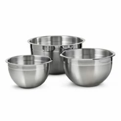 Tramontina 3 Pc Stainless Steel Mixing Bowl Set 15 Tramontina 3 Pc Stainless Steel Mixing Bowl Set -TRAMONTINA Sales 80202202IXM003G