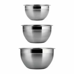 Tramontina 3 Pc Stainless Steel Mixing Bowl Set 14 Tramontina 3 Pc Stainless Steel Mixing Bowl Set -TRAMONTINA Sales 80202202IXM004G