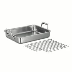 Tramontina Prima 13.5 In Stainless Steel Roasting Pan - Includes Basting Grill -TRAMONTINA Sales 80203003IXM001G
