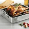 Tramontina Prima 16.5 In Stainless Steel Deep Roasting Pan - Includes Basting Grill & V-Rack 1 Tramontina Prima 16.5 In Stainless Steel Deep Roasting Pan - Includes Basting Grill & V-Rack -TRAMONTINA Sales 80203006PRM001G