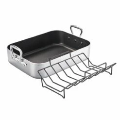 Tramontina 16 Inch Nonstick Roasting Pan With "V" Rack -TRAMONTINA Sales 80203007IXM002G