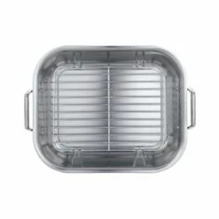 Tramontina Prima 16.75 In Stainless Steel Flared Edge Roasting Pan - Includes Basting Rack 11 Tramontina Prima 16.75 In Stainless Steel Flared Edge Roasting Pan - Includes Basting Rack -TRAMONTINA Sales 80203009IXM003G