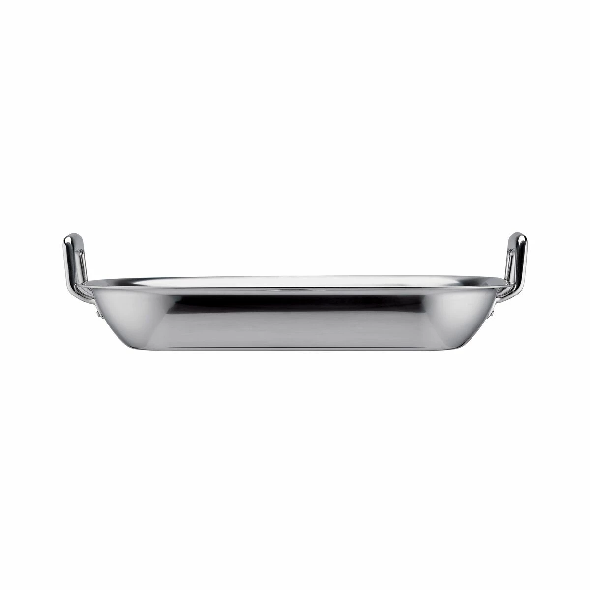 Tramontina Prima 16.75 In Stainless Steel Flared Edge Roasting Pan - Includes Basting Rack 4 Tramontina Prima 16.75 In Stainless Steel Flared Edge Roasting Pan - Includes Basting Rack - Image 2