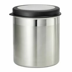Tramontina 4 Pc Stainless Steel Canister Set - Black Plastic Lids -TRAMONTINA Sales 80204022IXM002G