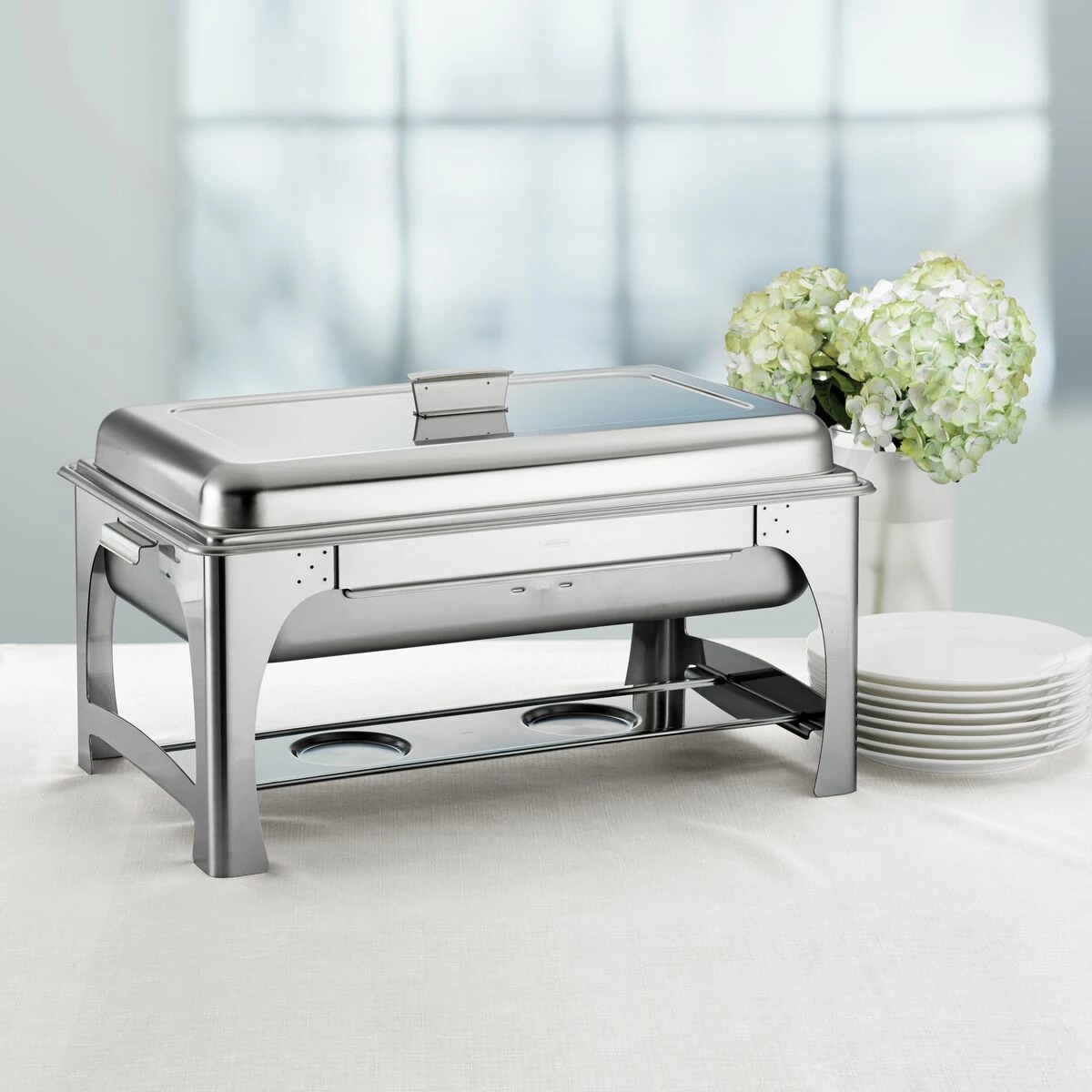 Tramontina Proline 9 Qt Stainless Steel Chafing Dish 6 Tramontina Proline 9 Qt Stainless Steel Chafing Dish - Image 4