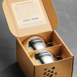 Tramontina 2 Pk Stainless Steel Double-Wall Cups - Voice Of The Oceans Limited Edition -TRAMONTINA Sales 80210006IXM003G