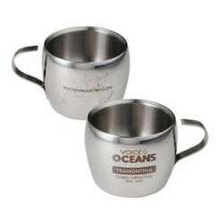 Tramontina 2 Pk Stainless Steel Double-Wall Cups - Voice Of The Oceans Limited Edition