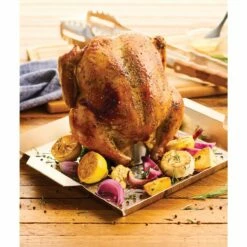 Tramontina Churrasco BBQ Stainless Steel Outdoor Chicken Roaster With Basting Cup