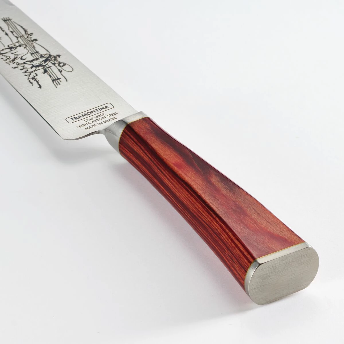 Tramontina Churrasco BBQ 7 In Gaucho Style Knife With Leather Sheath 5 Tramontina Churrasco BBQ 7 In Gaucho Style Knife With Leather Sheath - Image 3