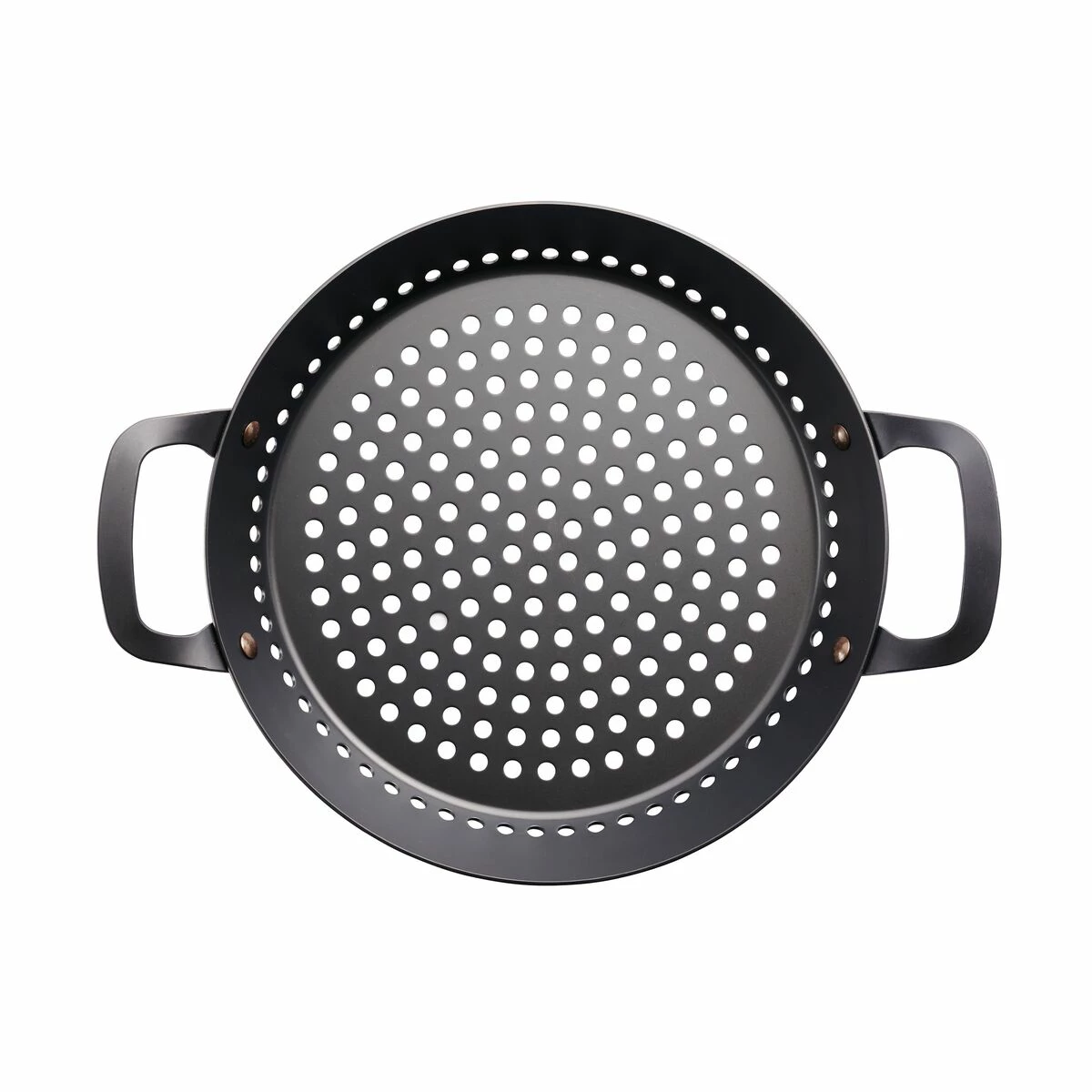 Tramontina Churrasco BBQ 12 In Round Carbon Steel Grill Pan 6 Tramontina Churrasco BBQ 12 In Round Carbon Steel Grill Pan - Image 4