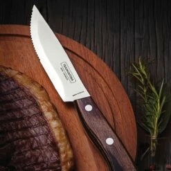 Tramontina Churrasco BBQ 4 Pc Porterhouse Steak Knife Set In Wood Gift Box 11 Tramontina Churrasco BBQ 4 Pc Porterhouse Steak Knife Set In Wood Gift Box -TRAMONTINA Sales 80905024IXM004G