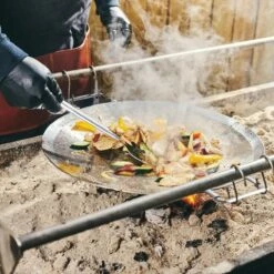 Tramontina Churrasco BBQ 17.25 In Tri-Ply Clad Stainless Steel Round Grill Pan 9 Tramontina Churrasco BBQ 17.25 In Tri-Ply Clad Stainless Steel Round Grill Pan -TRAMONTINA Sales 80905031IXM003G