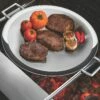 Tramontina Churrasco BBQ 17.25 In Tri-Ply Clad Stainless Steel Round Grill Pan -TRAMONTINA Sales 80905031PDM001G
