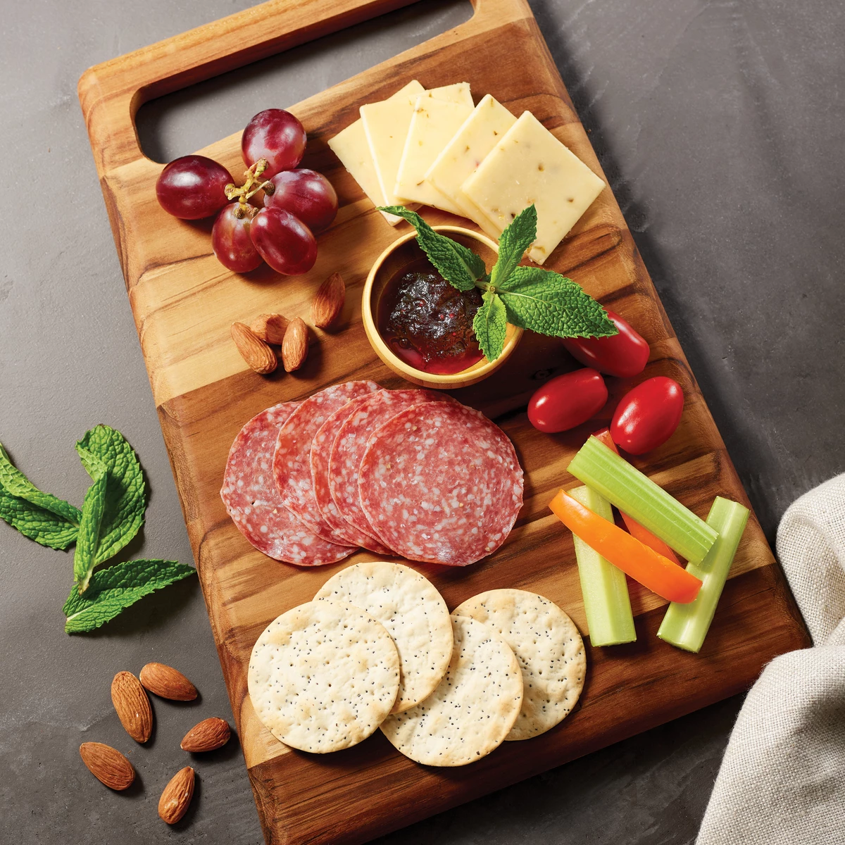 Tramontina 13.25 In X 9 In Teak Wood Rectangle Cutting Board 3 Tramontina 13.25 In X 9 In Teak Wood Rectangle Cutting Board