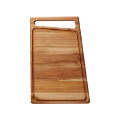 Tramontina 15.75 In X 10.5 In Teak Wood Rectangle Cutting Board With Groove 9 Tramontina 15.75 In X 10.5 In Teak Wood Rectangle Cutting Board With Groove -TRAMONTINA Sales 81000022ANM001G