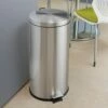 Tramontina 8 Gallon Stainless Steel Round Step Can 2 Tramontina 8 Gallon Stainless Steel Round Step Can -TRAMONTINA Sales 81200003PRM001G