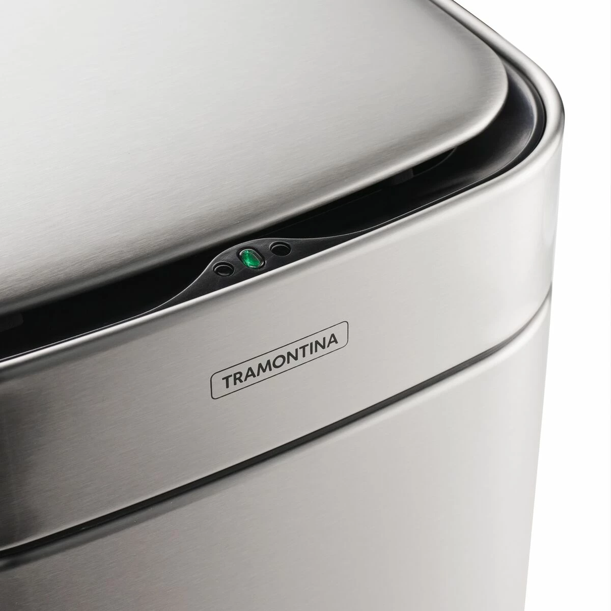 Tramontina 3.17 Gallon Stainless Steel Square Sensor Bin With SS Capped Lid 7 Tramontina 3.17 Gallon Stainless Steel Square Sensor Bin With SS Capped Lid - Image 6