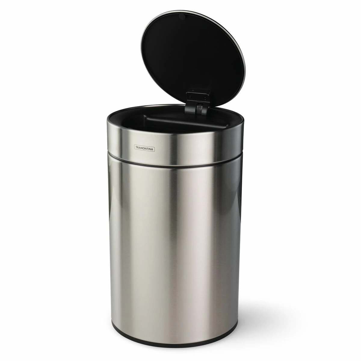 Tramontina 3.17 Gallon Stainless Steel Round Sensor Bin With SS Capped Lid 5 Tramontina 3.17 Gallon Stainless Steel Round Sensor Bin With SS Capped Lid - Image 3