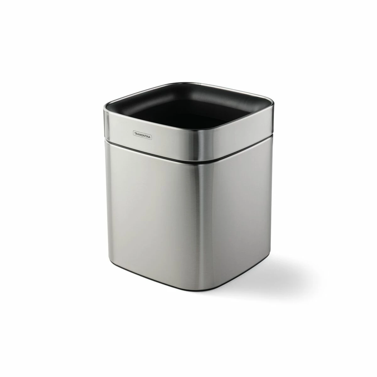 Tramontina 2.11 Gallon Stainless Steel Square Open Top Bin 3 Tramontina 2.11 Gallon Stainless Steel Square Open Top Bin - Image 2
