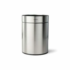 Tramontina 2.38 Gallon Stainless Steel Round Open Top Bin -TRAMONTINA Sales 81200018IXM003G
