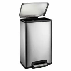 Tramontina 13 Gal. Step Can Rectangle Shape - Stainless Steel 11 Tramontina 13 Gal. Step Can Rectangle Shape - Stainless Steel -TRAMONTINA Sales 81200500IXM003G
