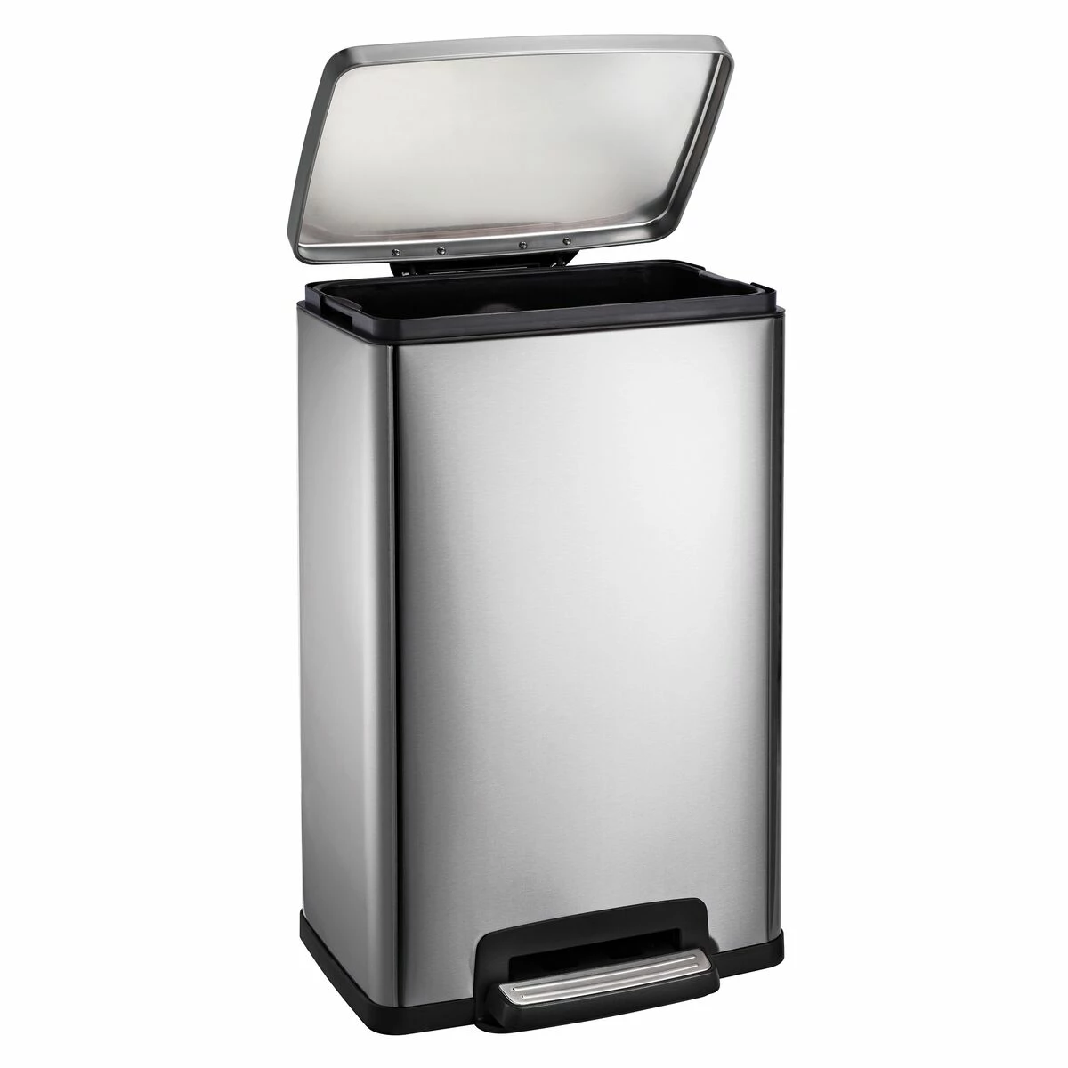 Tramontina 13 Gal. Step Can Rectangle Shape - Stainless Steel 7 Tramontina 13 Gal. Step Can Rectangle Shape - Stainless Steel - Image 5