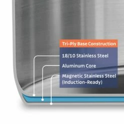 Tramontina Guru 6 Qt Stainless Steel Pasta Cooker 11 Tramontina Guru 6 Qt Stainless Steel Pasta Cooker -TRAMONTINA Sales 81502004IXI001G