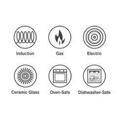 Tramontina Guru 9.5 In Stainless Steel Fry Pan 14 Tramontina Guru 9.5 In Stainless Steel Fry Pan -TRAMONTINA Sales 81502005IXI002G